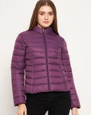 Madame Purple Puffer Jacket
