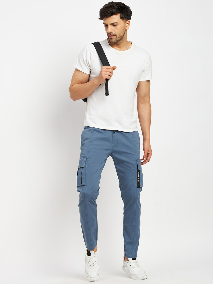 Camla Blue Track Pant For Men
