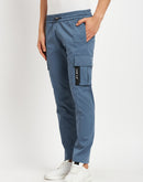 Camla Blue Track Pant For Men