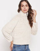 Madame Off-White Fluffy-knit Sweatshirt