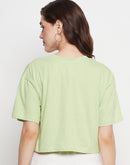 Camla Barcelona Disney Mini Mouse Print Green T-Shirt