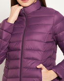 Madame Purple Puffer Jacket