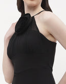 Madame Shanaya Kapoor Rosette Applique  Bodycon Dress