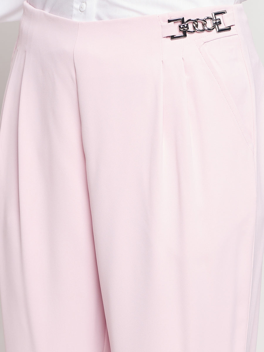 Madame Pink Tapered Trousers