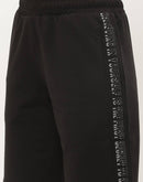 Msecret Typography Black Boxer Shorts