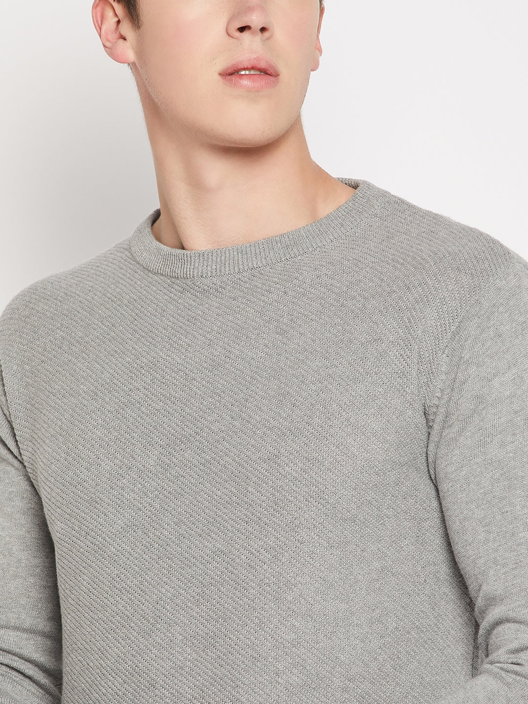 Camla Barcelona Grey Sweater For Men