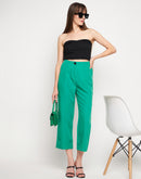 Madame Green Solid Trouser