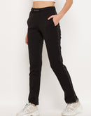 MSecret Solid Black Trackpants 
with pockets