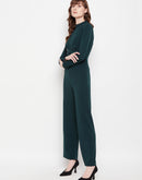 Madame Round Neck Belted Long Dress for Women
