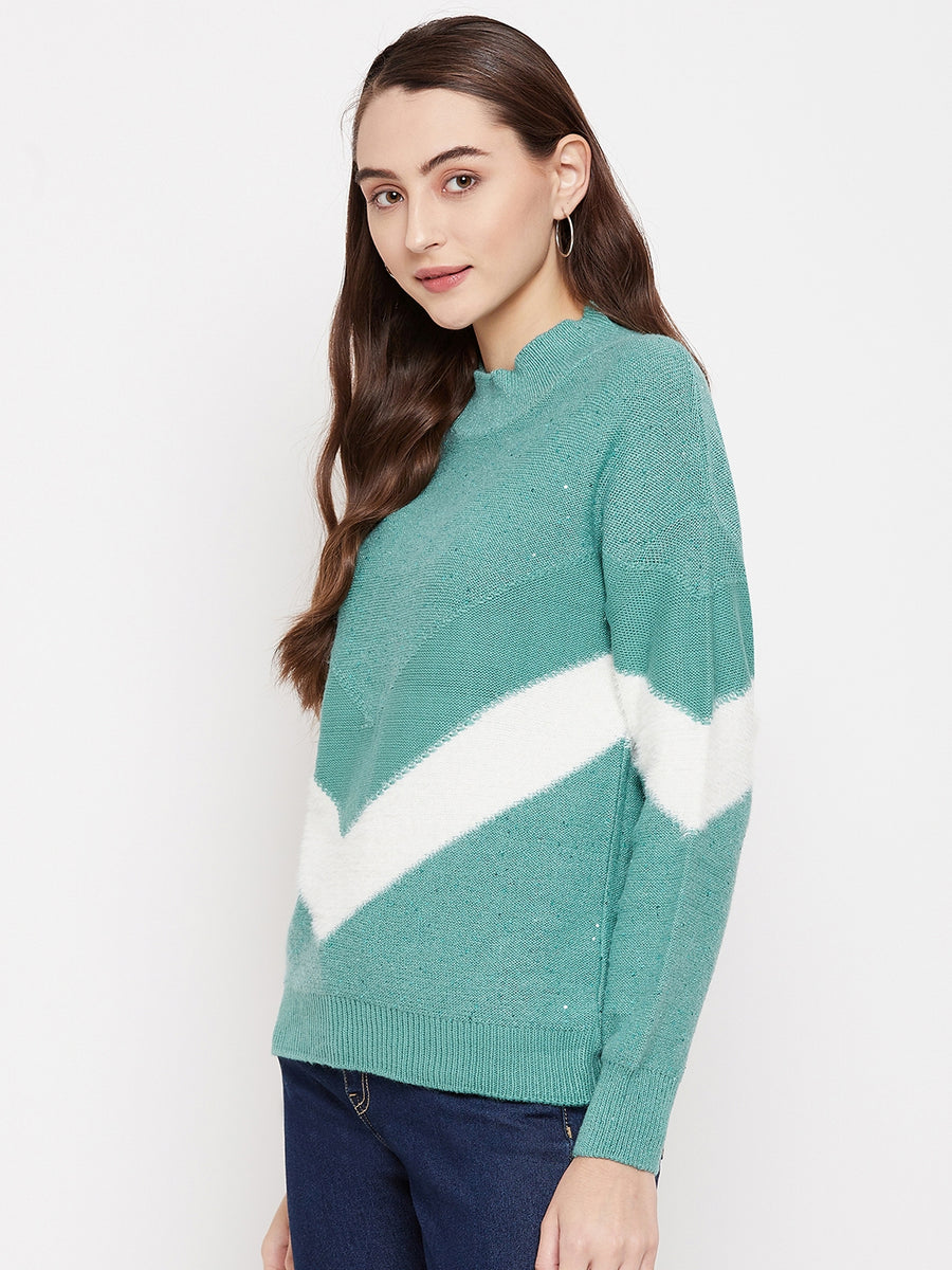 MADAME Aqua Sweater