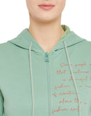 Madame  Green Hooded Sweatshirt
