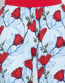 Msecret Women Blue Floral Printed Bottom