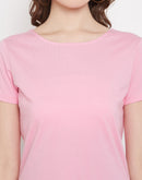 Madame Pink Half Sleeve Top