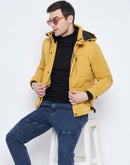 Camla Barcelona Yellow Puffer Jacket For Men
