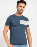 Camla Blue T- Shirt For Men