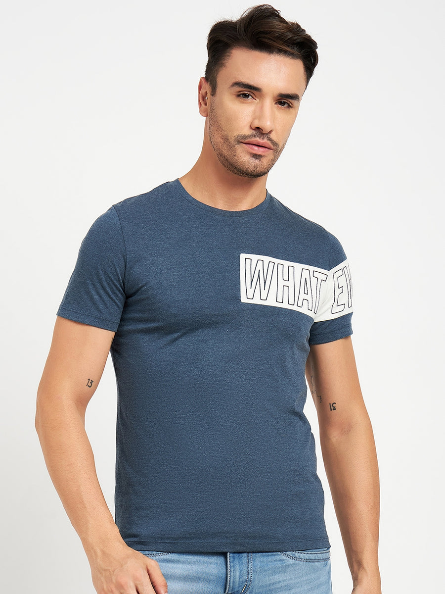 Camla Blue T- Shirt For Men