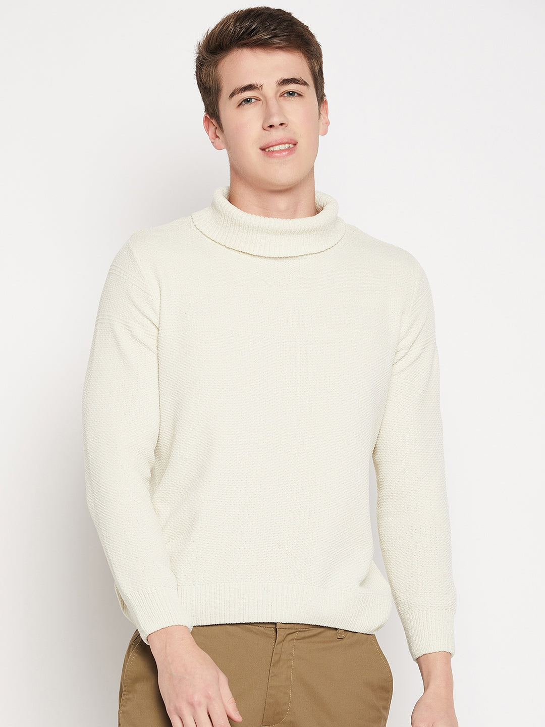 Camla Barcelona Off White Sweater For Men