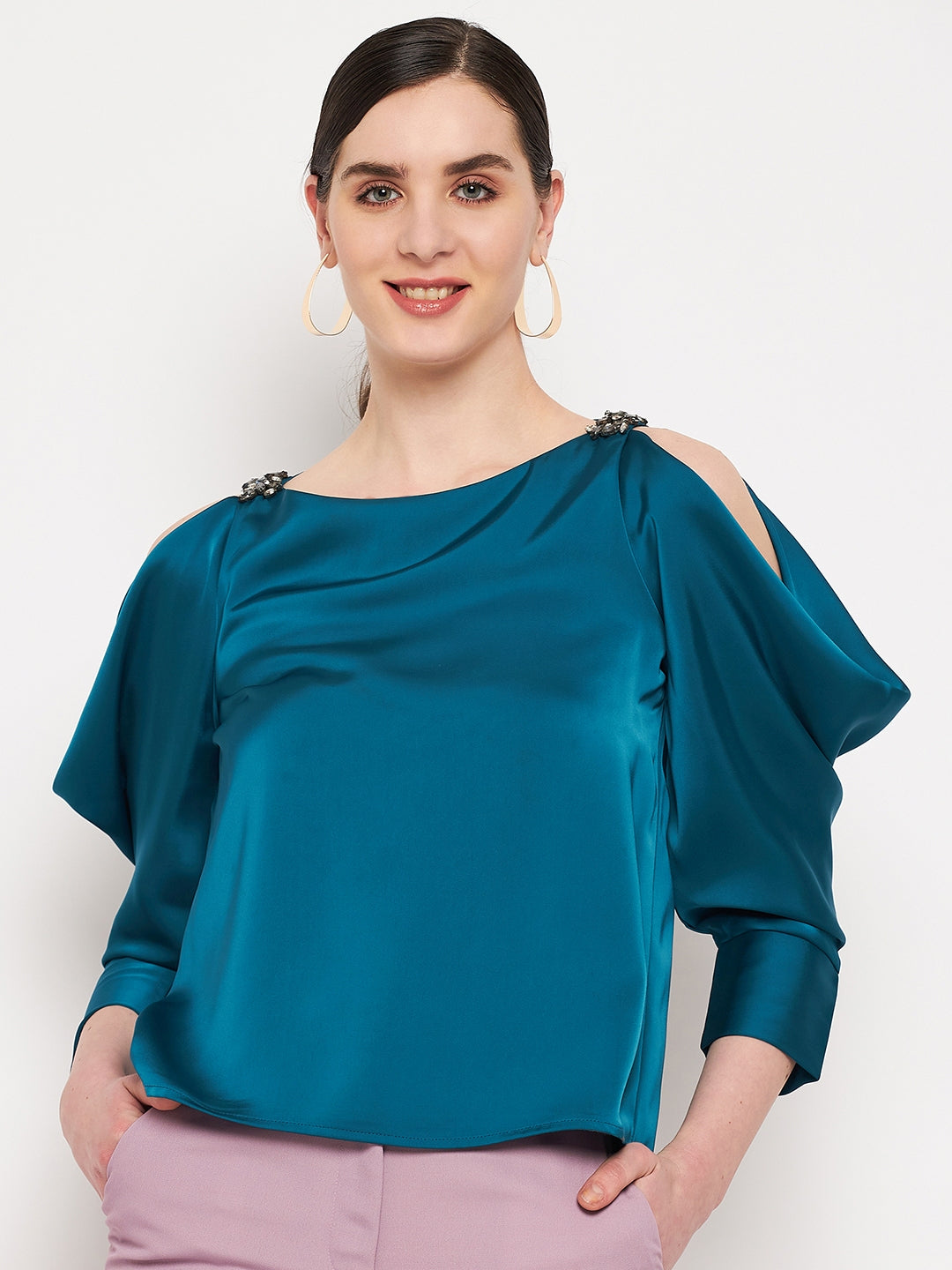 Camla Barcelona Marine Teal Top For Women