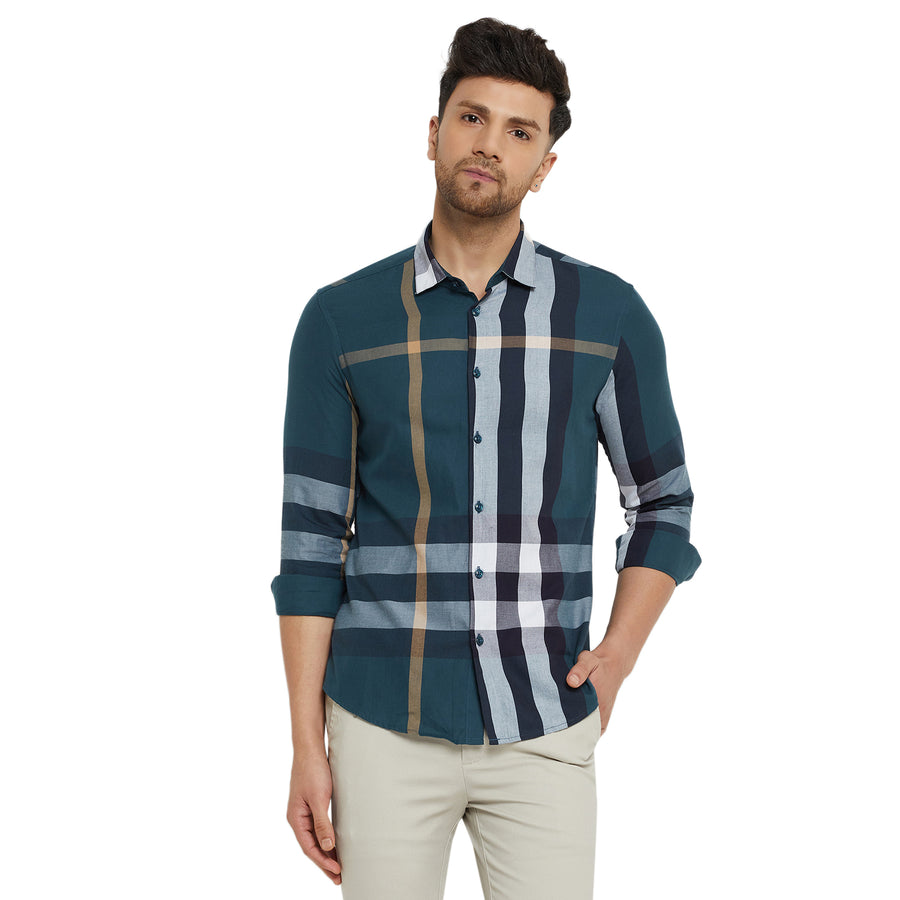 Camla Seagreen Shirt For Men