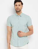 Camla Mintgreen Shirts For Men