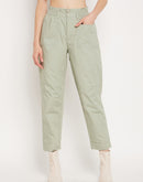 Madame Mint Ankle Length Trousers