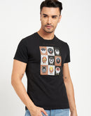 Camla Black T- Shirt For Men