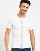 Camla Barcelona Logo Print White T-shirt