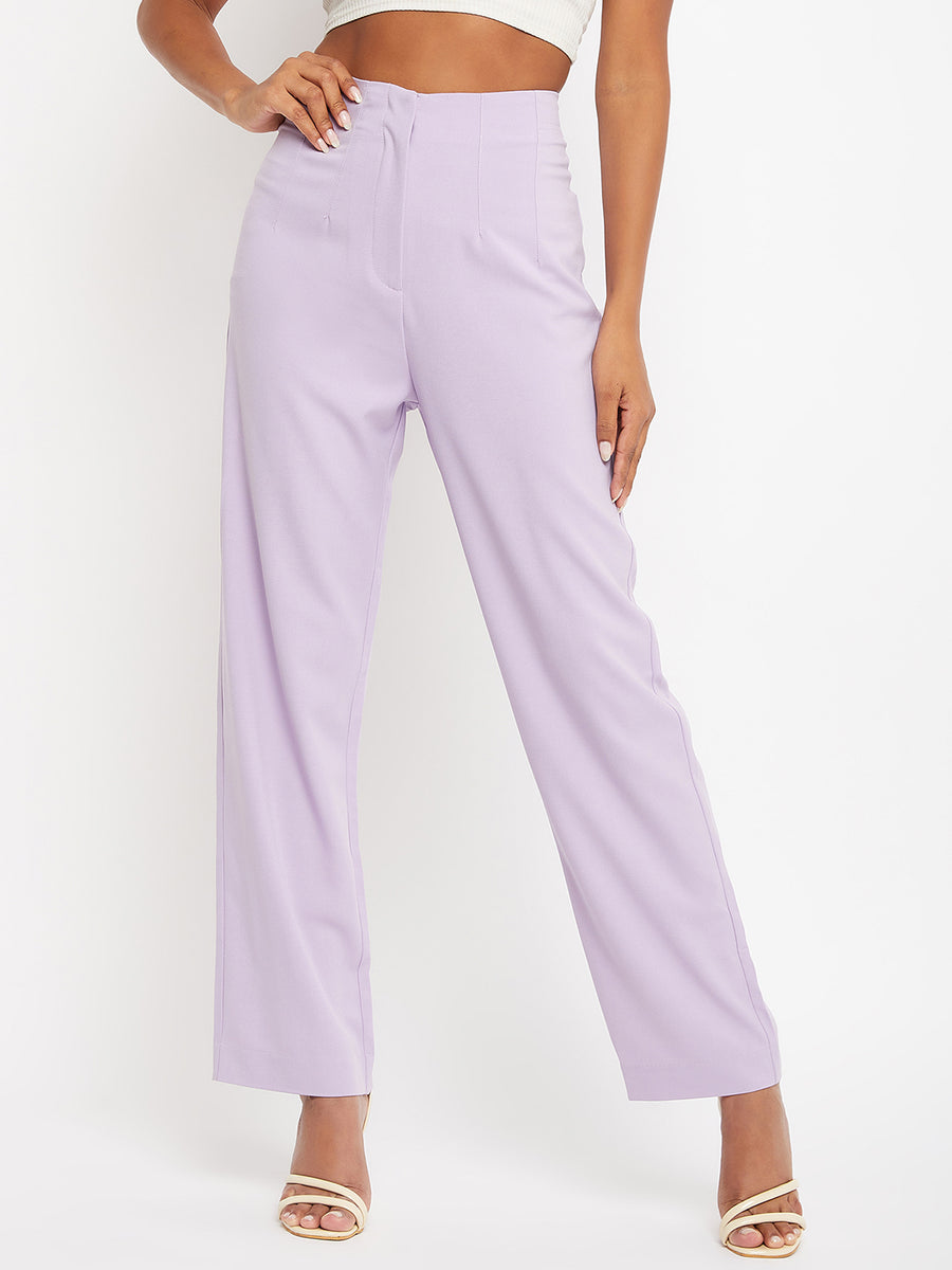 Camla Purple Trouser For Women