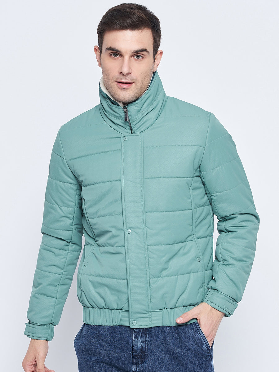 Mint blue jacket sale