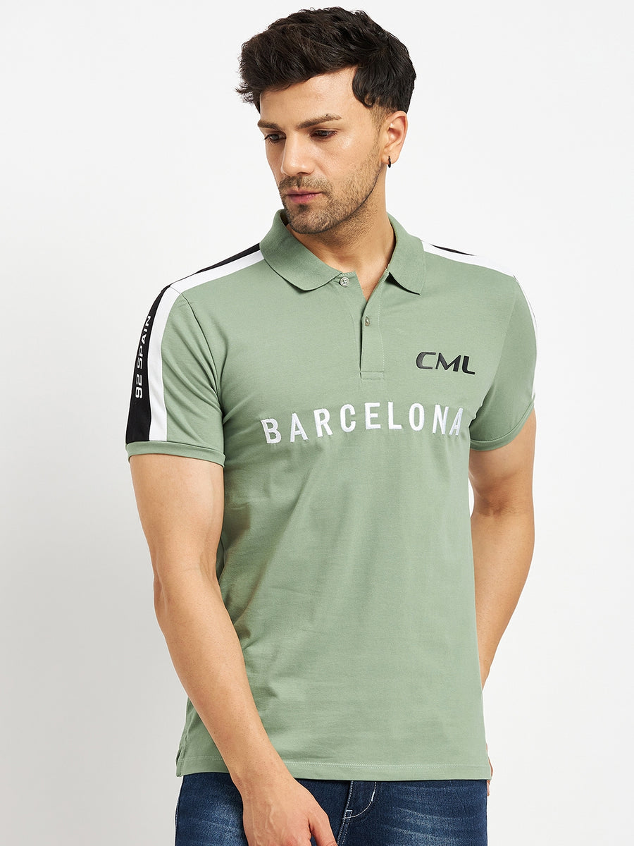 Camla Green T- Shirt For Men