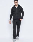 Camla Barcelona Tone-On-Tone Abstract Print Hooded Tracksuit
