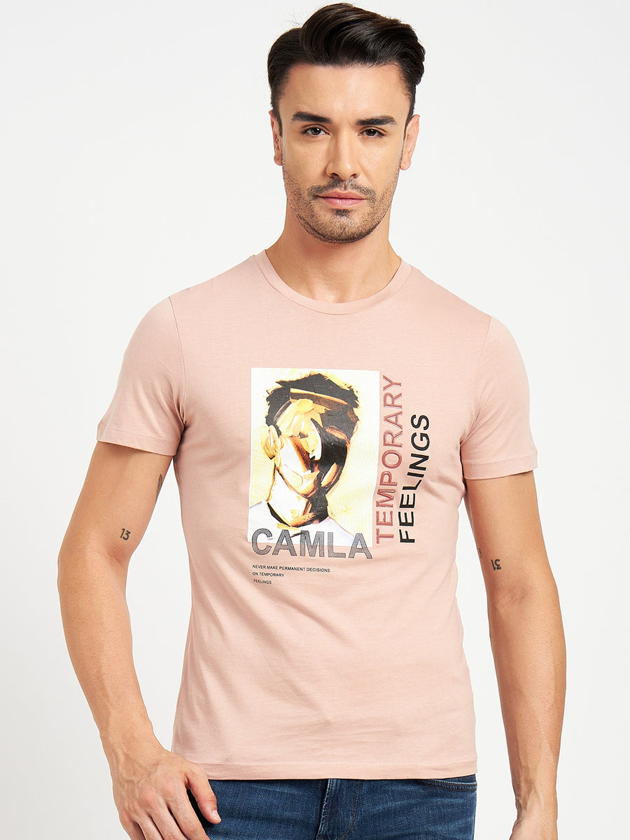 Camla Dustypink T- Shirt For Men