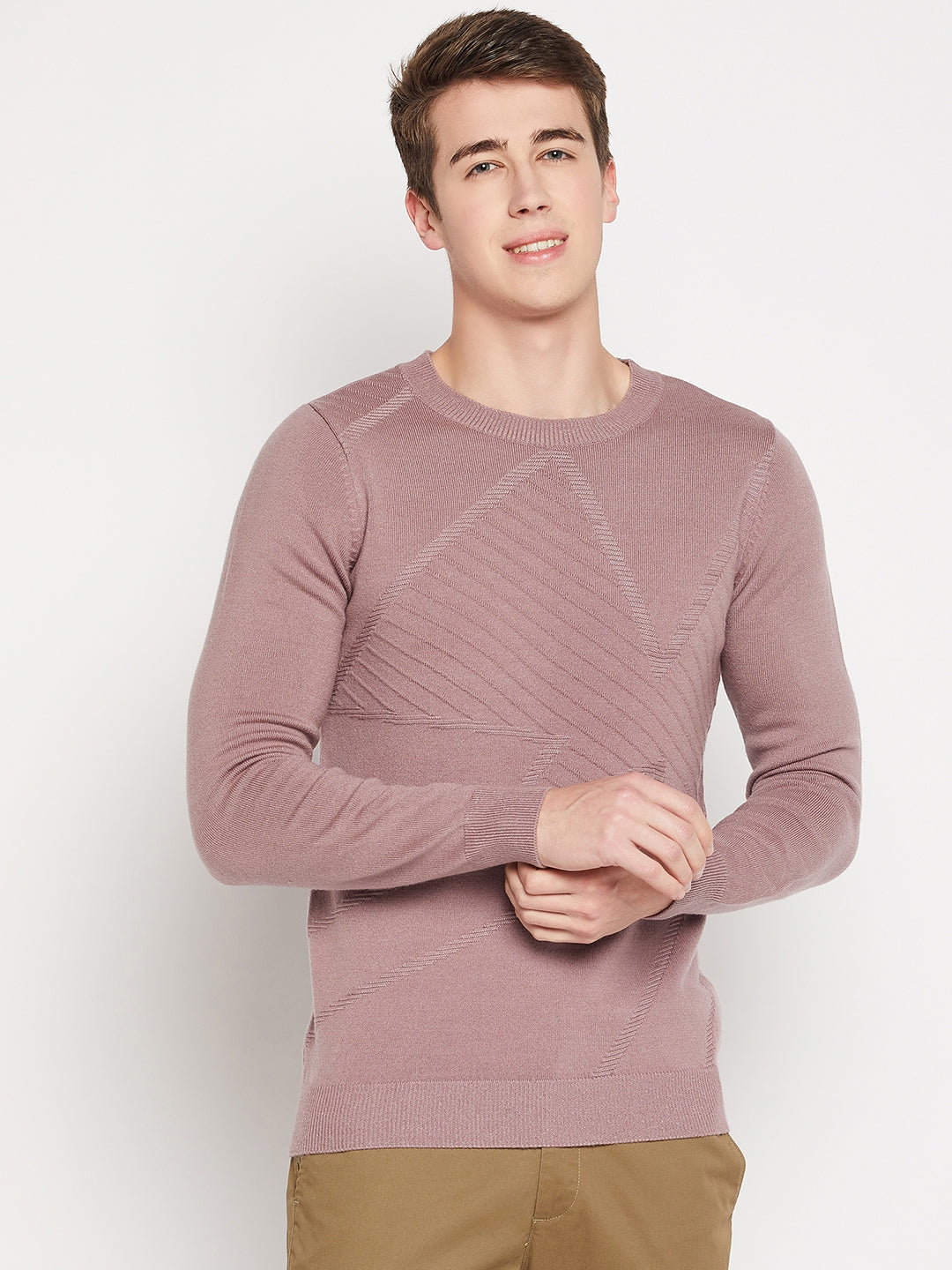 Camla Barcelona Onion Pink Sweater For Men