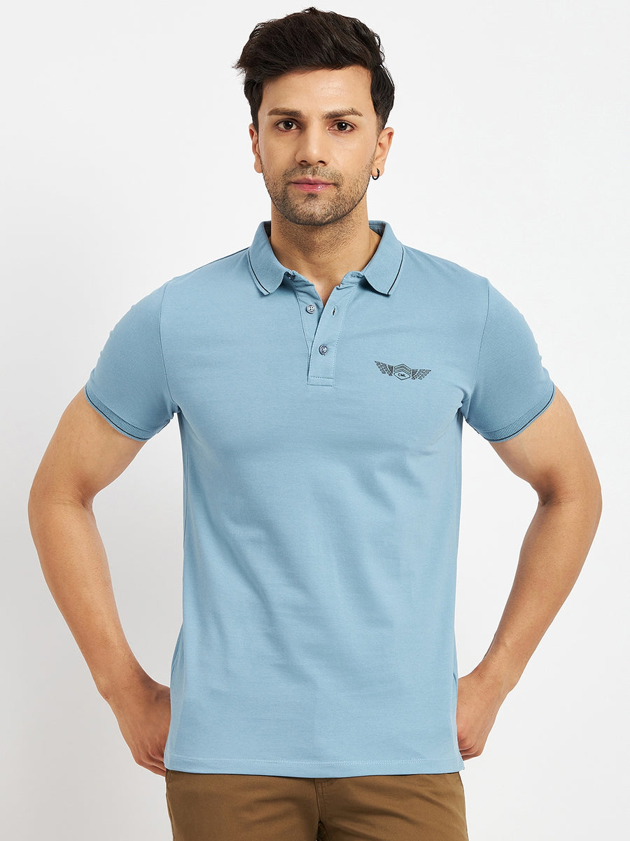 Camla Blue T- Shirt For Men