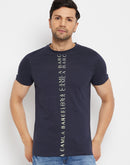 Camla Navy T- Shirt For Men