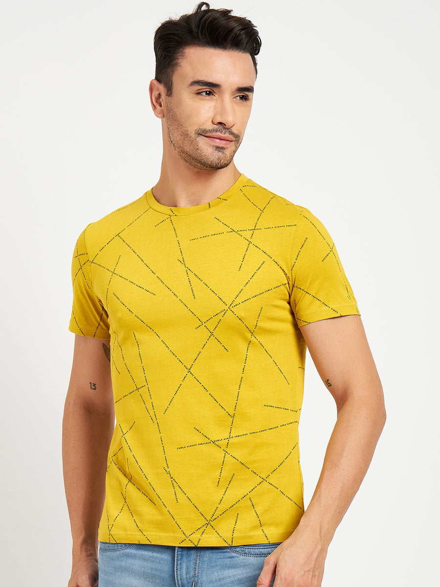 Camla Gold T- Shirt For Men
