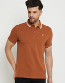 Camla Brown T -Shirt For Men