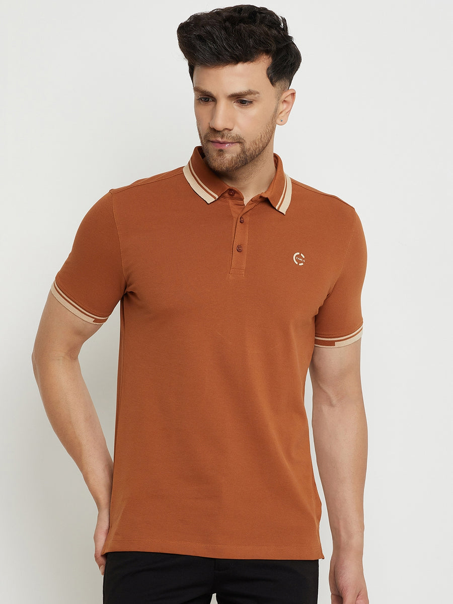 Camla Brown T -Shirt For Men