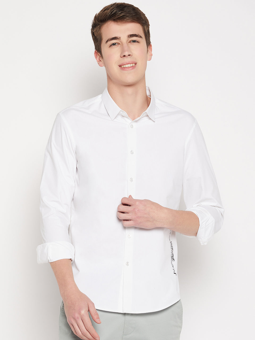 Camla Barcelona White Shirt For Men