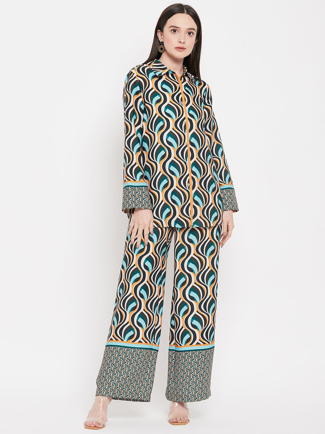 Camla Barcelona Green Ensemble For Women