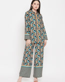 Camla Barcelona Green Ensemble For Women
