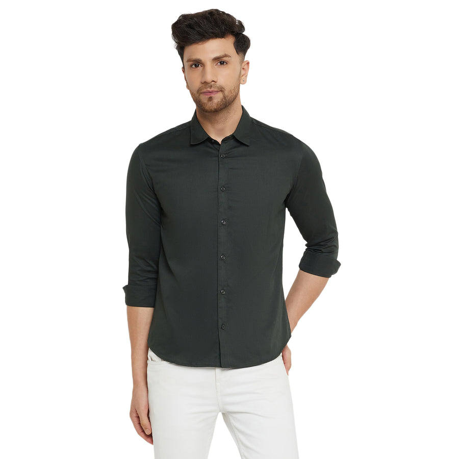 Camla Green Shirt For Men