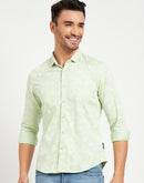 Camla Green Shirts For Men