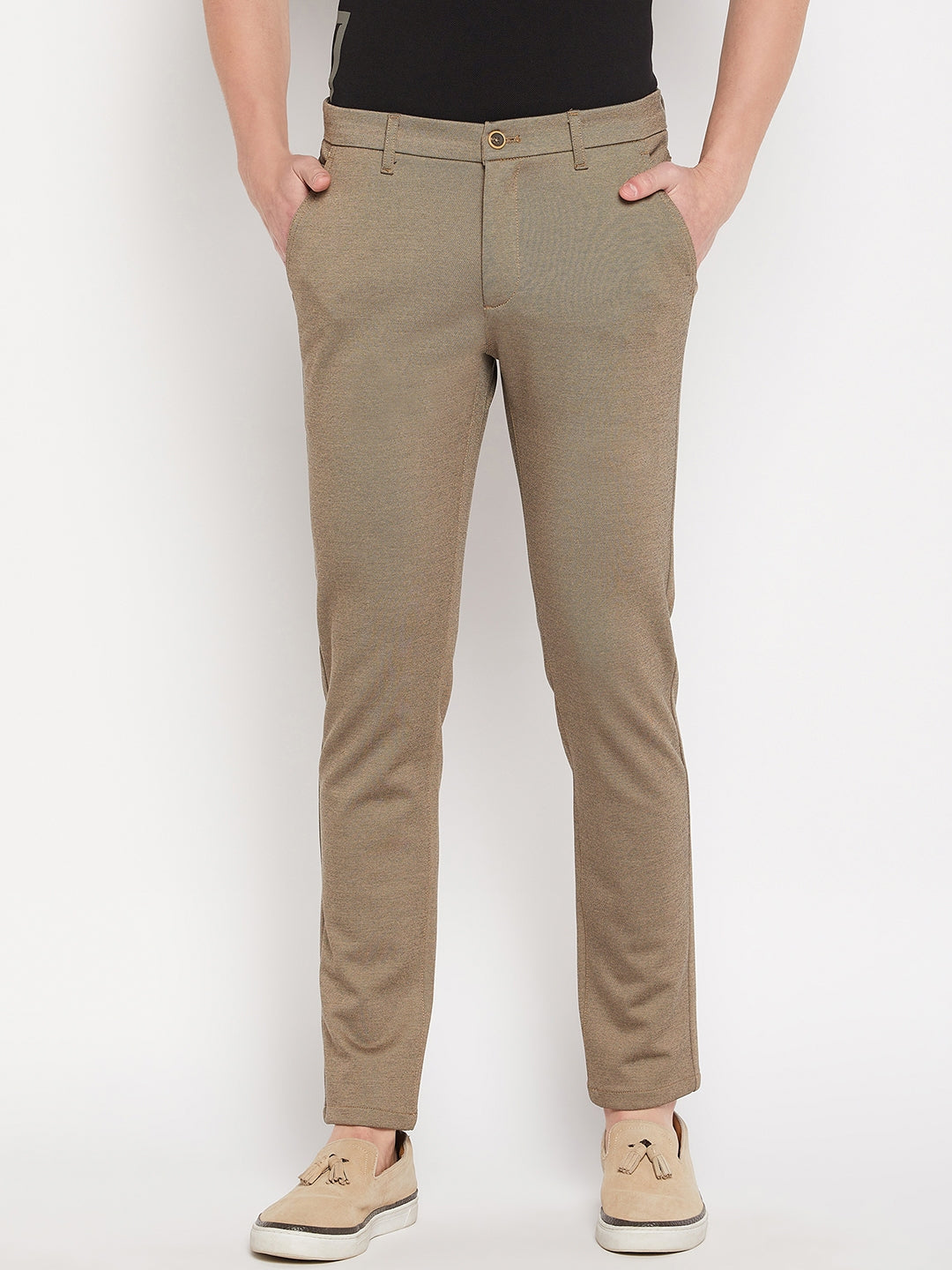 Camla Barcelona Camel Trouser For Men