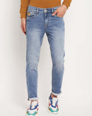 Camla Barcelona Sky Blue Regular Jeans For Men
