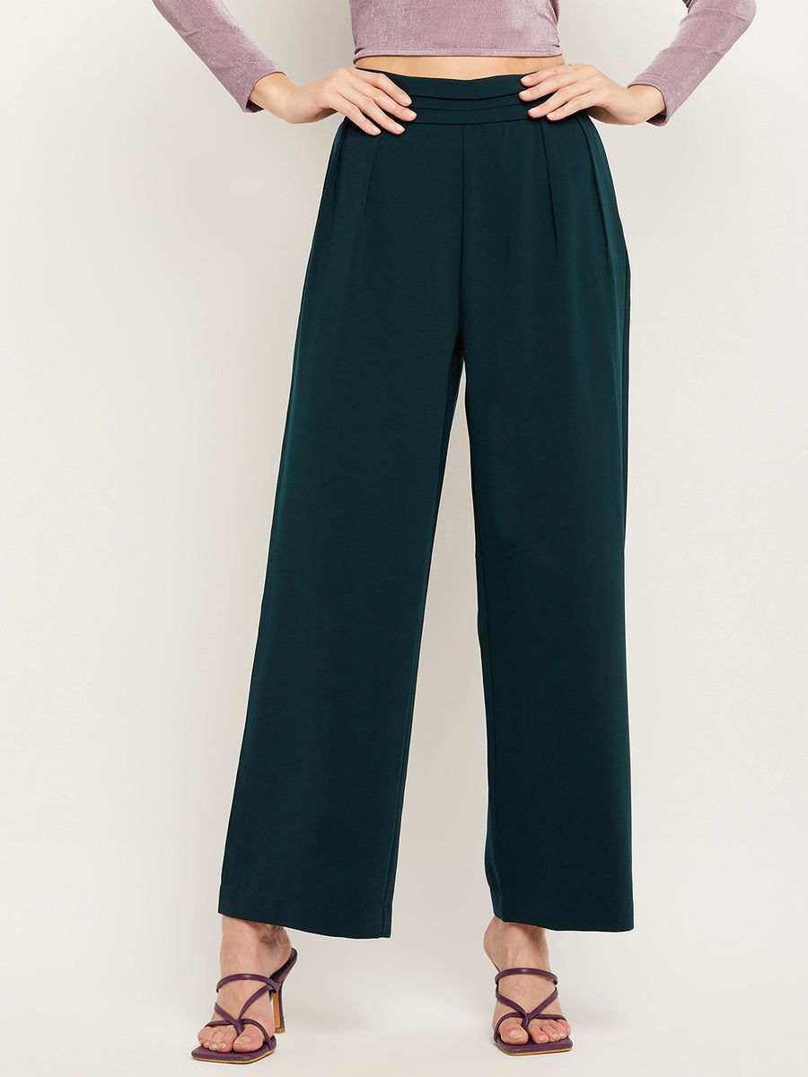 Camla Barcelona Bottlegreen Trouser