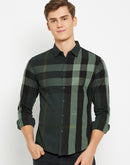 Camla Green Shirts For Men