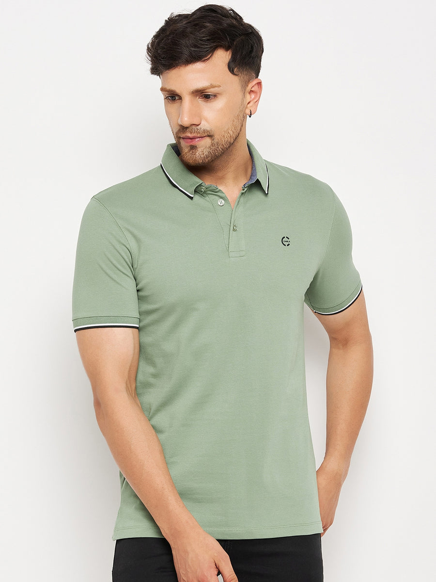 Camla Green T- Shirt For Men