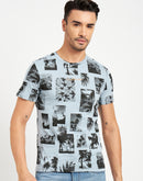 Camla Skyblue T- Shirt For Men