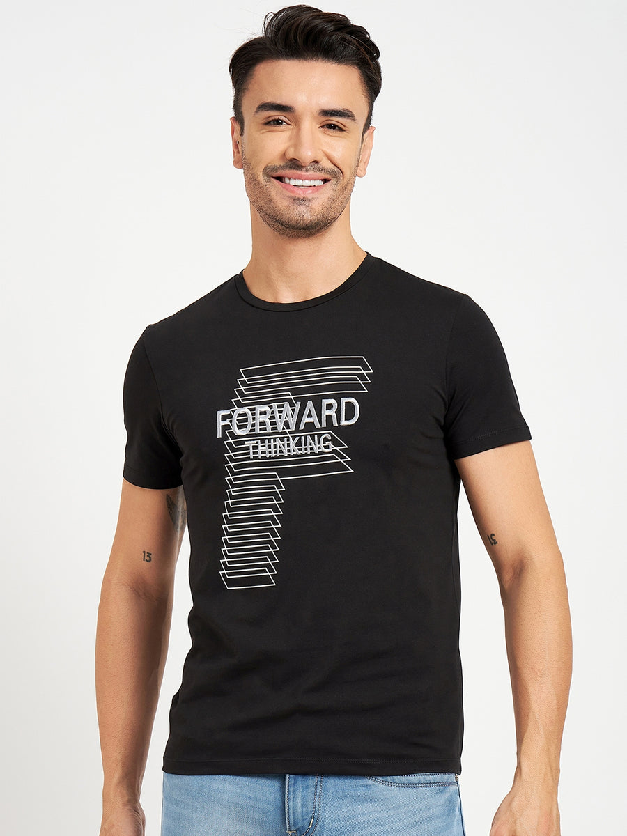 Camla Black T- Shirt For Men